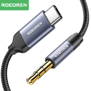Rocoren Type-C to 3.5mm Jack AUX Hi-Fi DAC Ses Kablosu 2 Metre